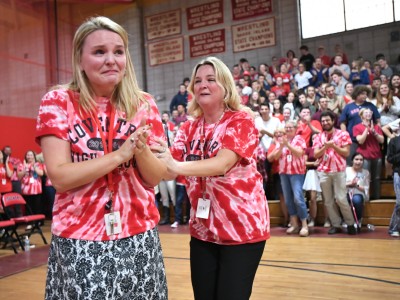 Coventry 2017 Lauren Hopkins with sister