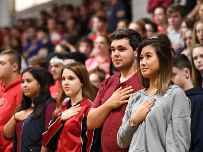 Coventry 2017 students pledge of allegiance