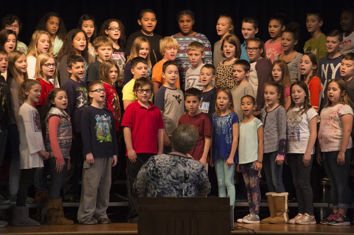 Cundiff students sing
