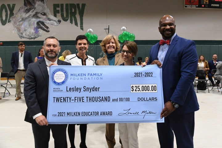 DFMS Lesley Snyder check