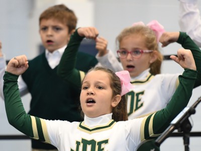 Davies students sing