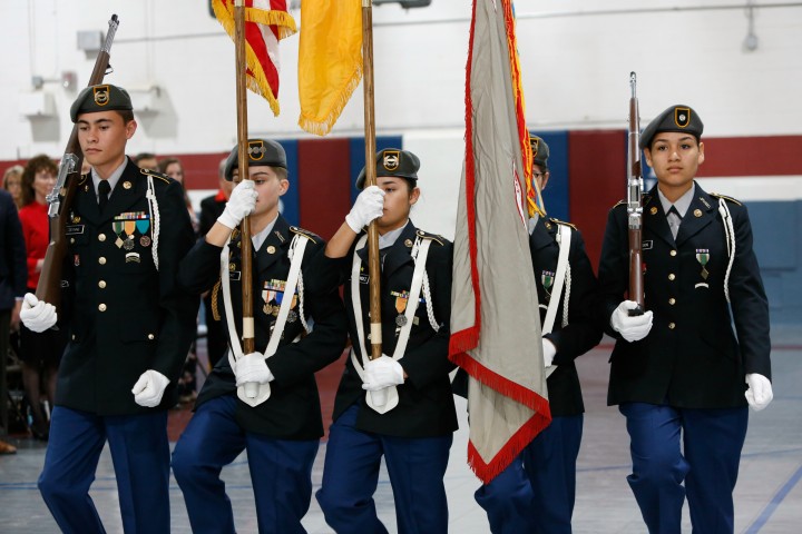 Deming 2017 ROTC honor guard