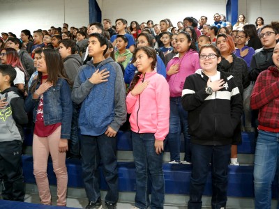 Deming 2017 pledge of allegiance