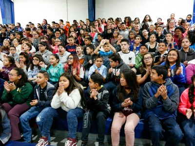 Deming 2017 students listening