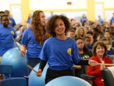 Drummers at Kendra Borden Milken Award