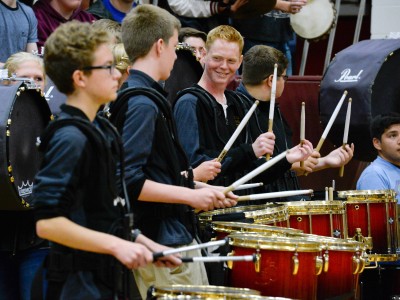 Drummers at Roosevelt High School