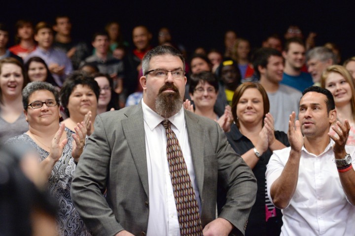 Eric Patin NC Milken Award to stage