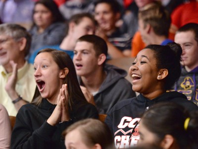 Excited Chatham Central HS students