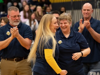 FHS Stacie Yokhana walks to front