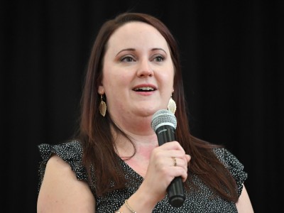 Farmer Jessica Goodman remarks