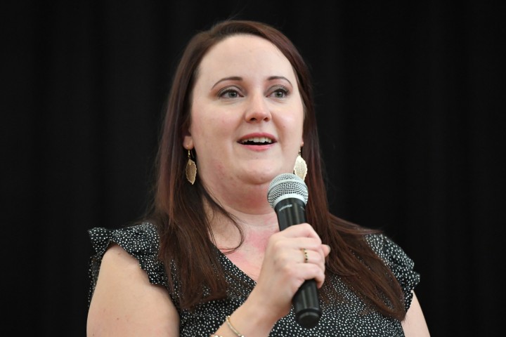 Farmer Jessica Goodman remarks