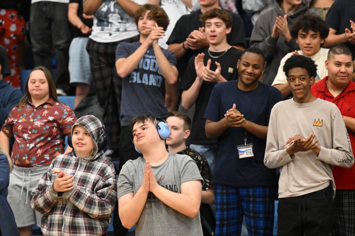 Foothill Students Cheering