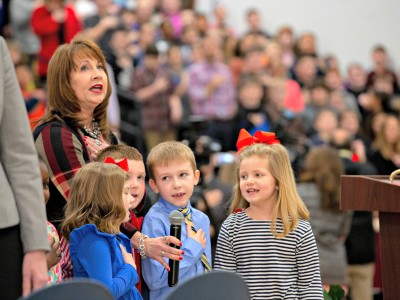 Frankfort 2018 pledge of allegiance