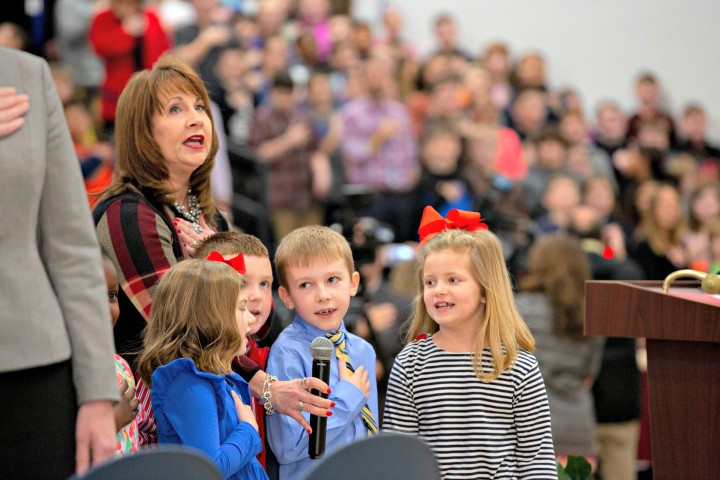 Frankfort 2018 pledge of allegiance