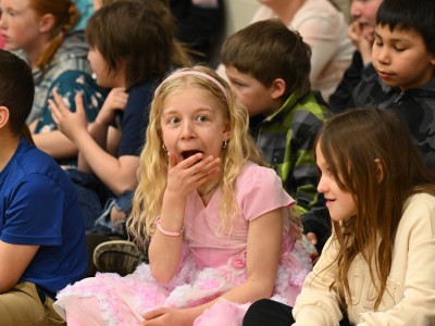 Gannett Student Surprised