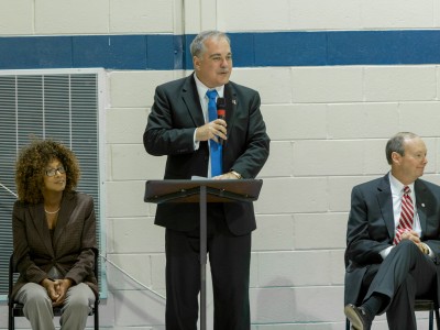 Georgia Superintendent Richard Woods at Double Churches