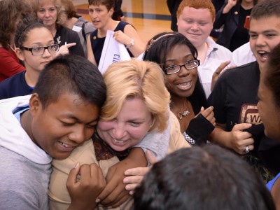 Ginger Giessler and her biggest fans