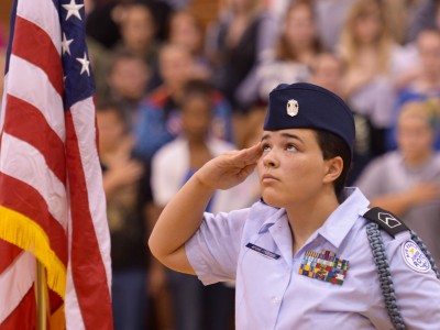 Ginger Giessler notification ROTC brings out colors