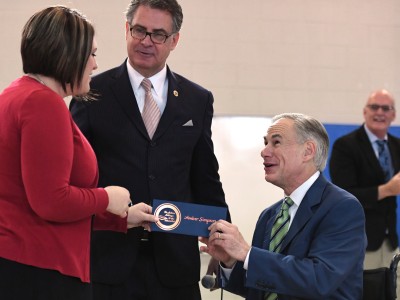 Governor Greg Abbott Amber Simpson Gary Stark