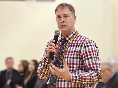 Harrisburg 2017 principal Darren Ellwein