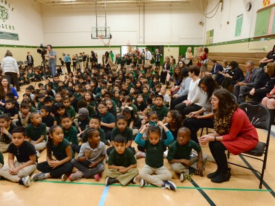 Hilldale Elementary ready for assembly