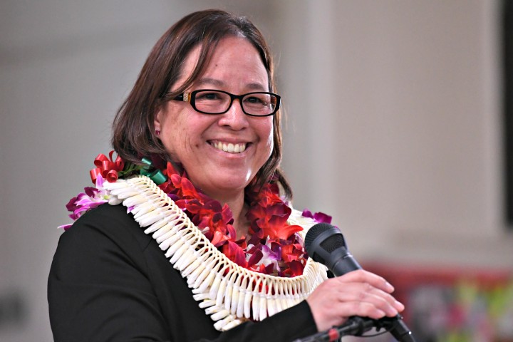 Honolulu 2018 principal Michelle Debusca