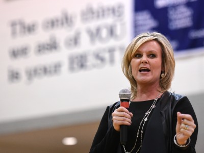 Indiana superintendent Jennifer McCormick Oak Hill