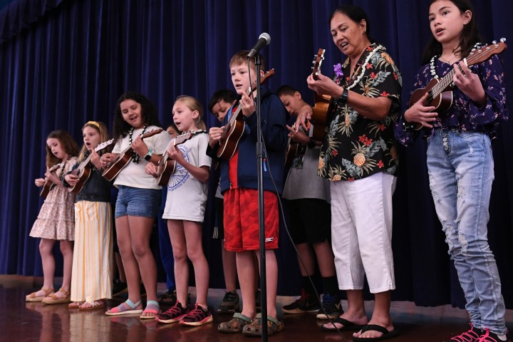 Inouye ukelele performance