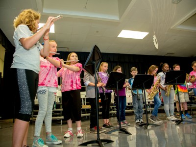 Jamerson band performs