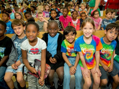 Jamerson students ready for assembly