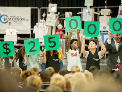 Jamerson students spell 25000