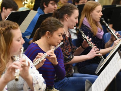 Jamestown 2017 wind ensemble