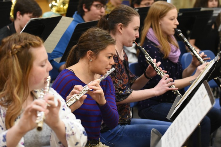 Jamestown 2017 wind ensemble