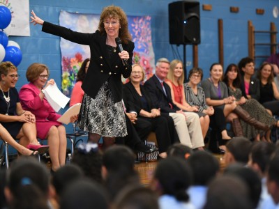 Jane Foley Smalley Academy assembly