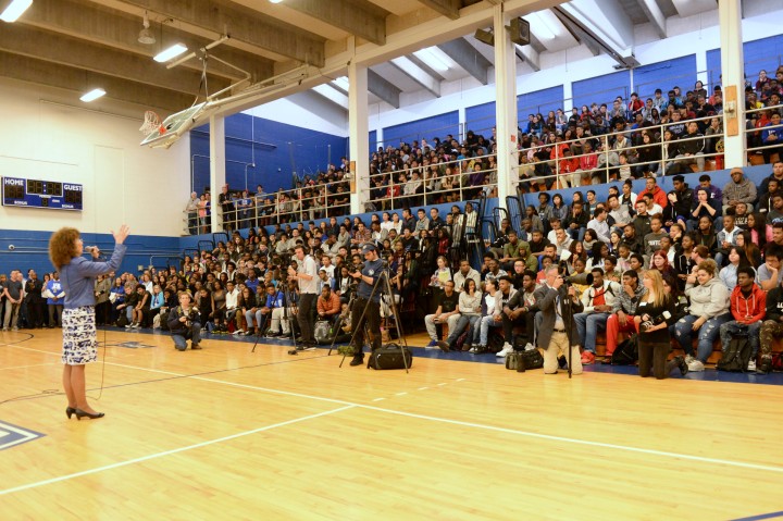 Jane Foley at Randolph High School