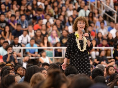 Jane Foley at Waipahu High