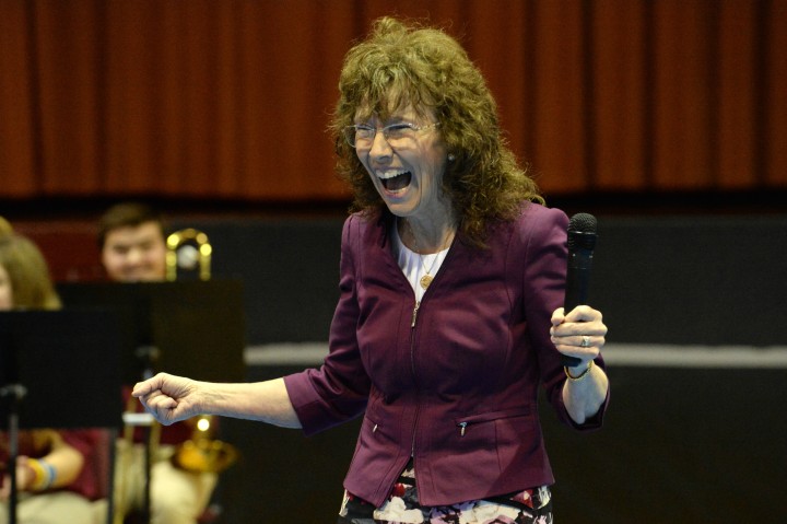 Jane Foley excited at Citronelle HS