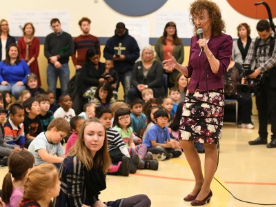 Jane Foley explains award Chester Valley