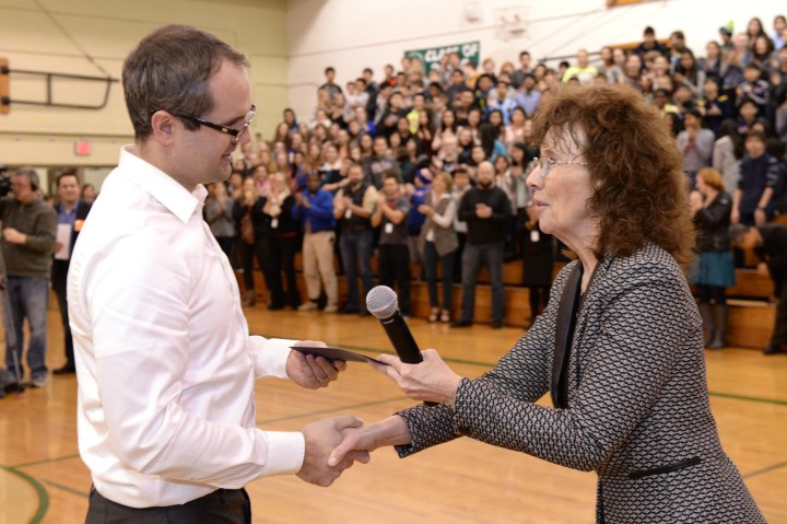 Jane Foley gives Lafferty award