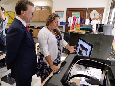 Jayda Pugliese Lowell Milken classroom tour