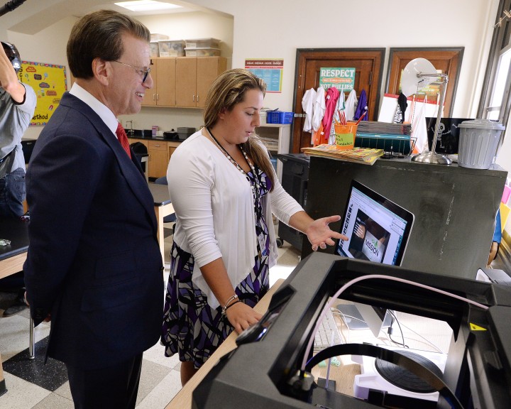 Jayda Pugliese Lowell Milken classroom tour