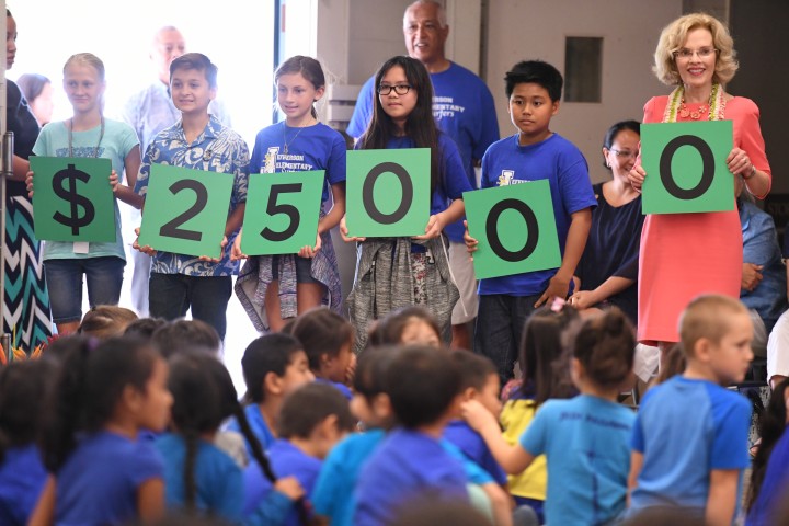 Jefferson Elementary students spell 25000