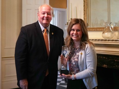 Jennifer Reaves West Virginia recognition obelisk