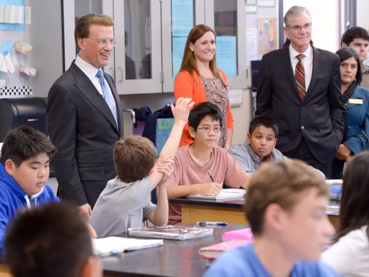 Jennifer Smith Lowell Milken classroom