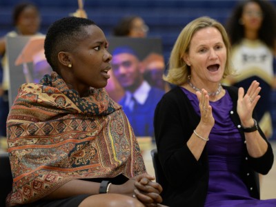 Jessica Cunningham DC 15 Milken Educator Award reaction