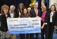 Jessica Villanueva check veteran Milken Educators