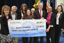 Jessica Villanueva check veteran Milken Educators