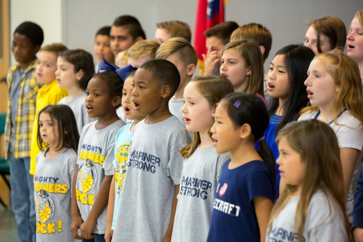 Joe Mathias choir performs