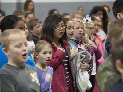 Jones Intermediate pledge of allegiance