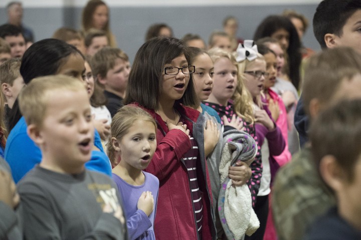 Jones Intermediate pledge of allegiance